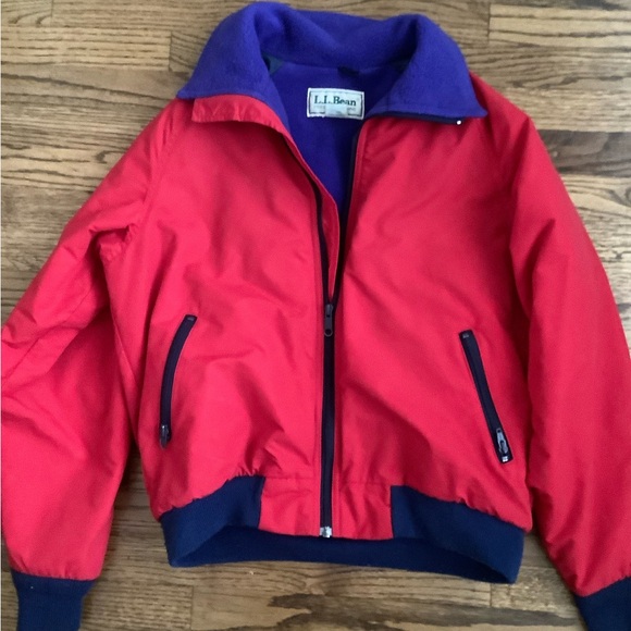 L.L. Bean Vintage Fleece Lined Zippered Jacket - Picture 1 of 14